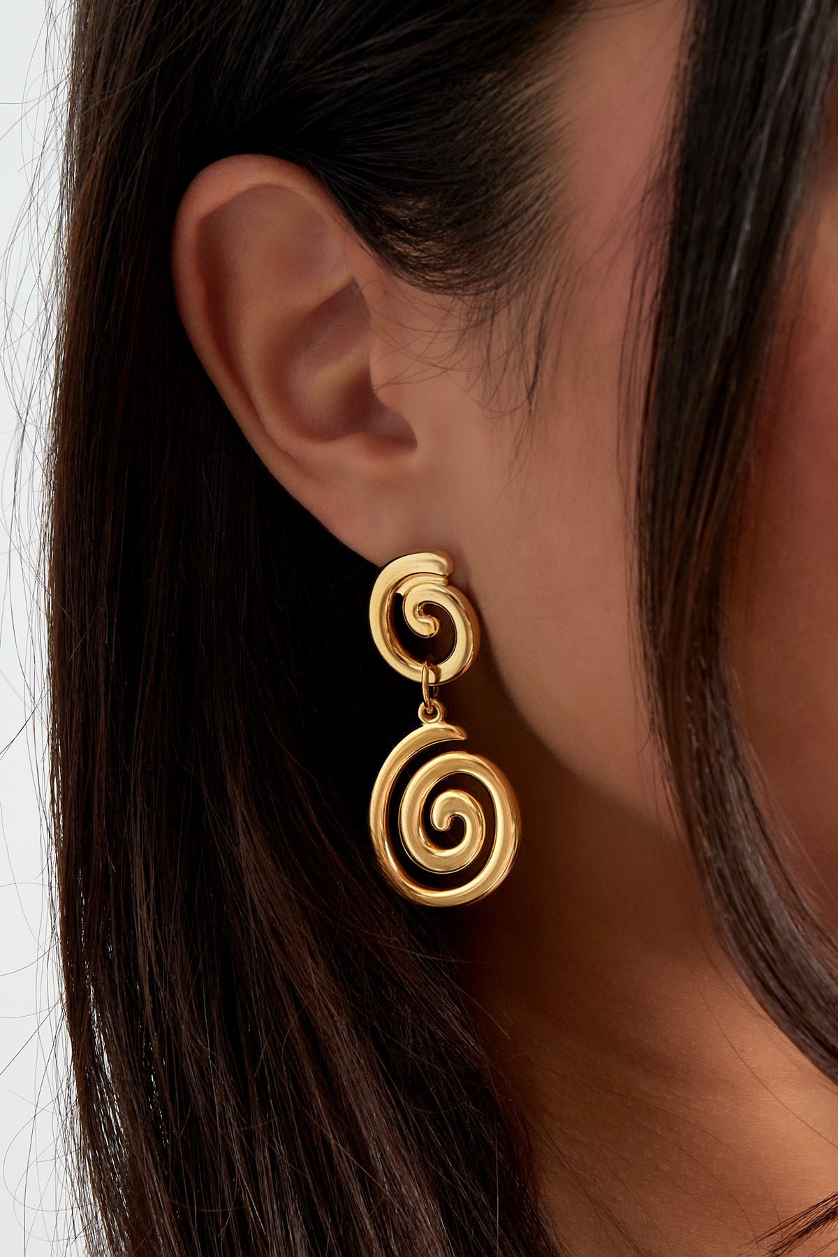 Orecchini Spirale | Acciaio Inossidabile | Waterproof