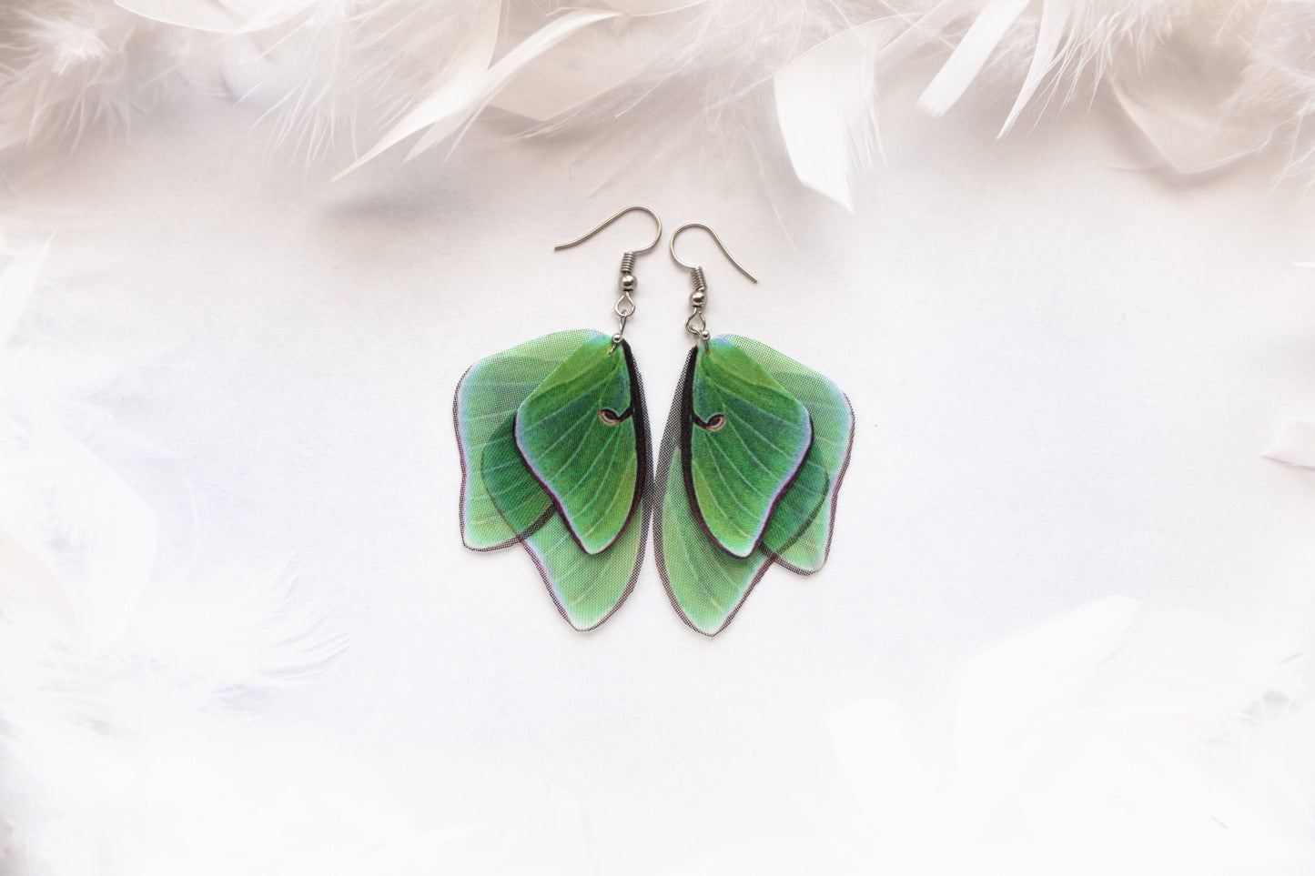 Orecchini spagnoli a forma di falena lunare in stile boho