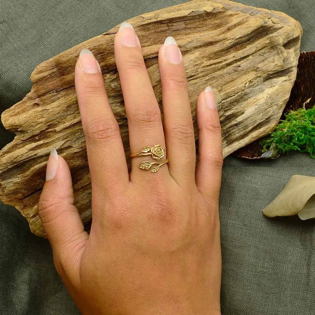 Anello Rosa | regolabile | Bronzo | FairTrade