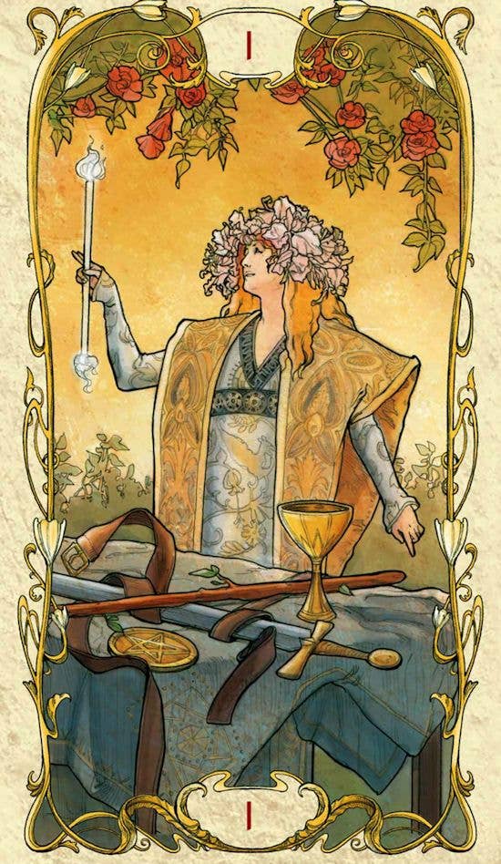 Tarocchi | Mucha | Art Nouveau | Lo Scarabeo