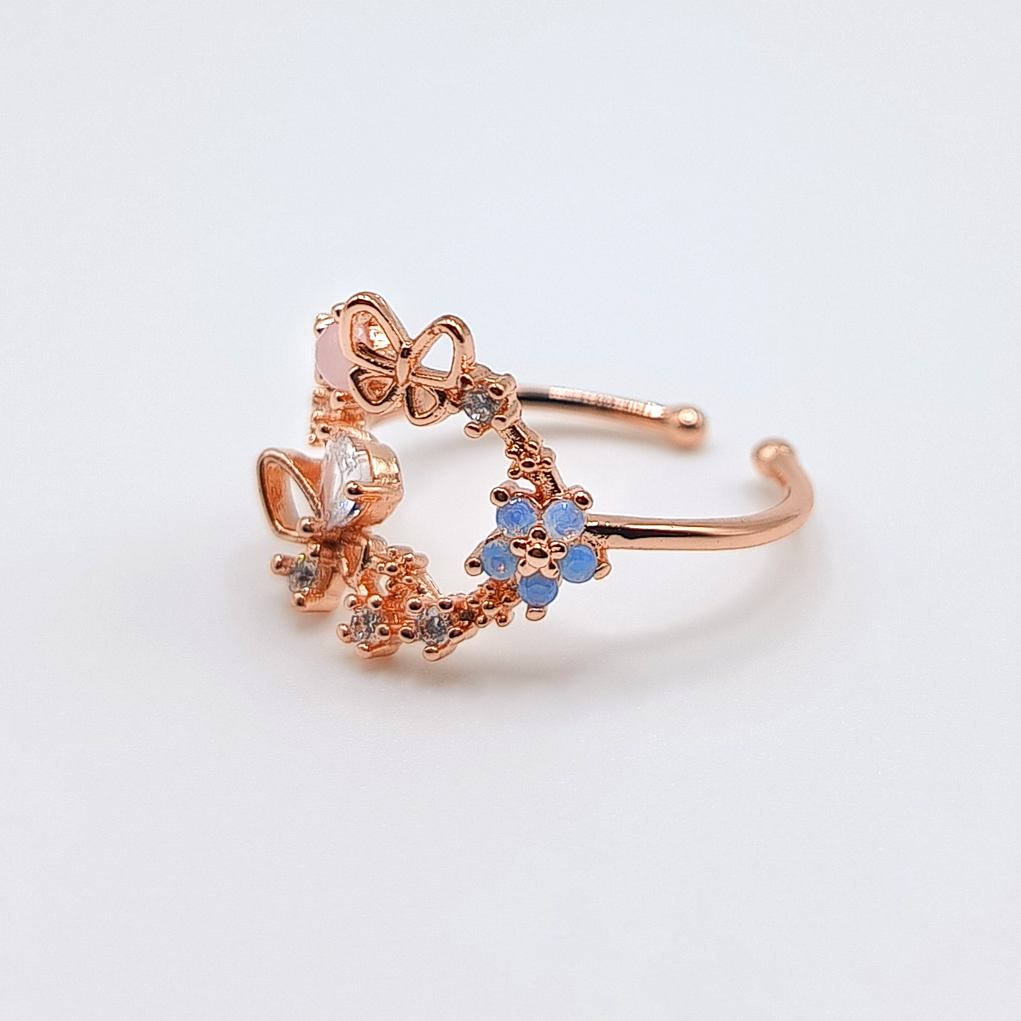 Secret Garden Ring | Zircons | Butterfly