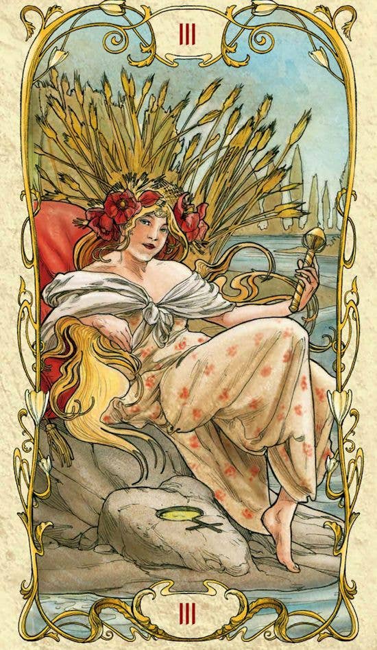 Tarocchi | Mucha | Art Nouveau | Lo Scarabeo