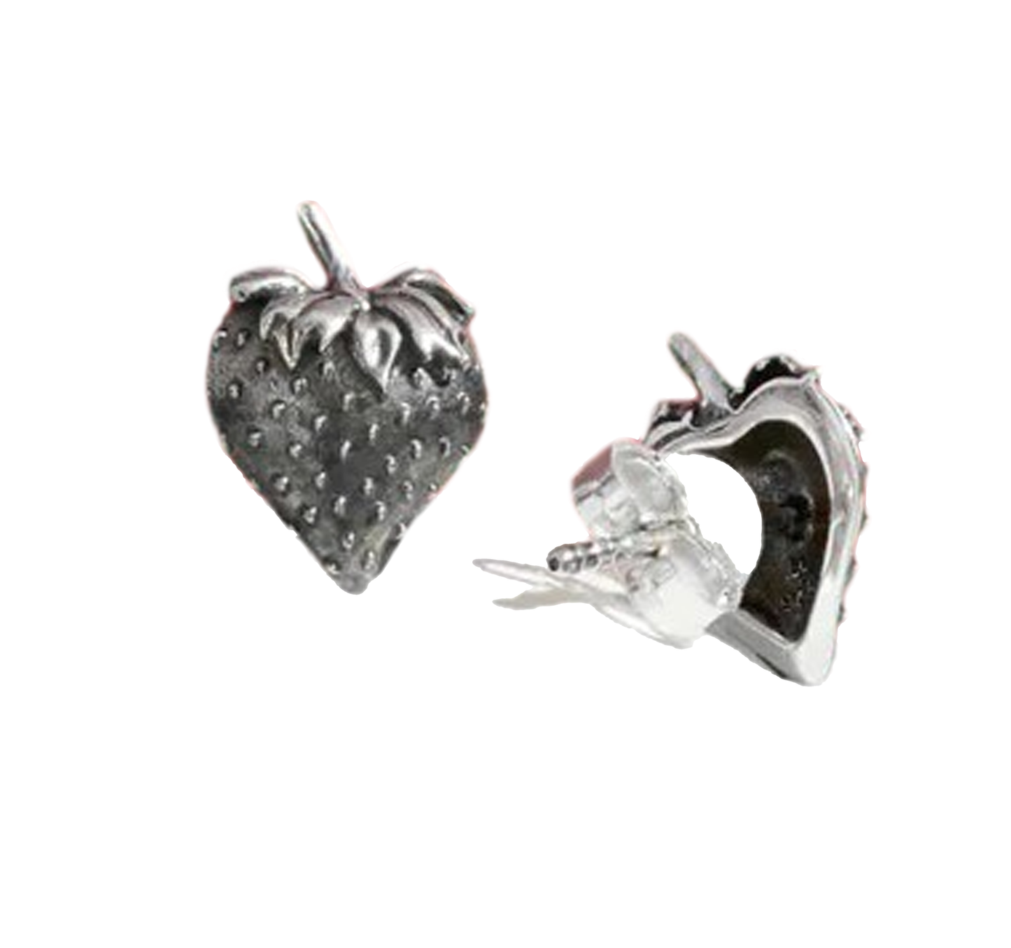Orecchini fragola | Argento Sterling riciclato