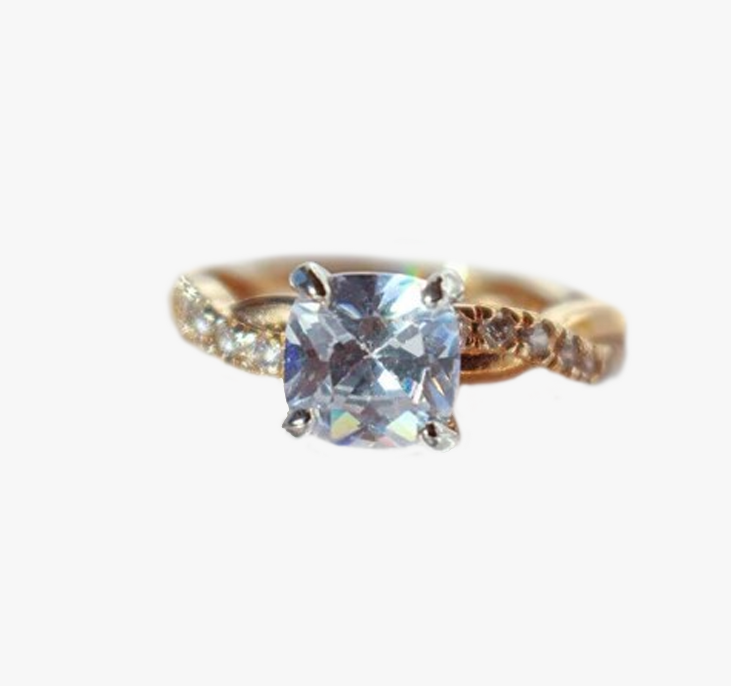 «Cenerentola» | Anello solitario | 18K