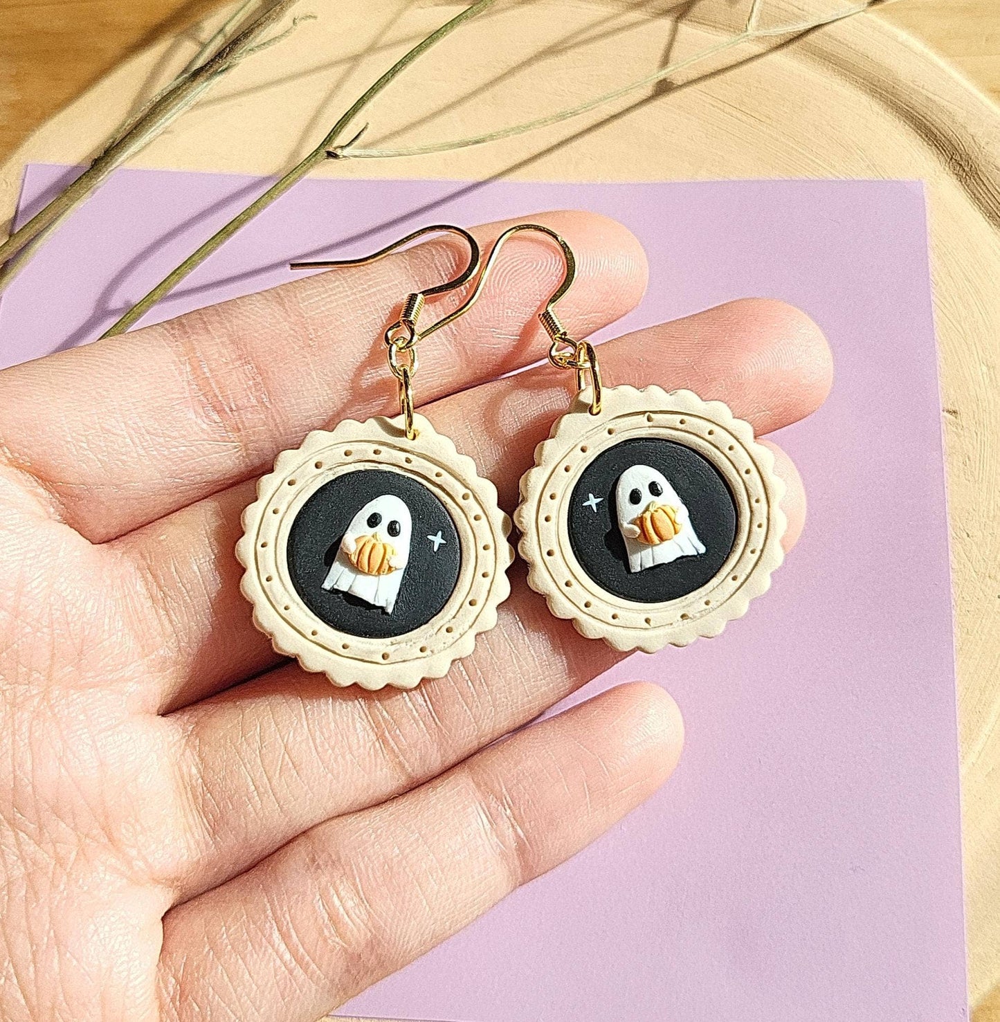 Orecchini Fantasma | Orecchini in Argilla Polimerica | Fatti a mano