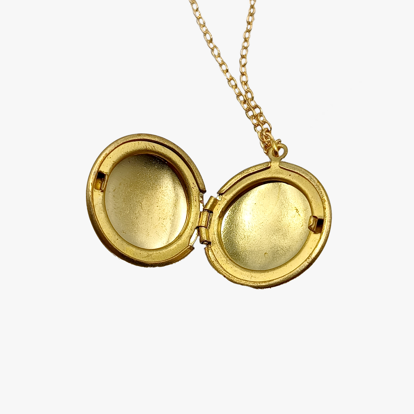 Collana Medaglione | Mughetto | Ottone Antico