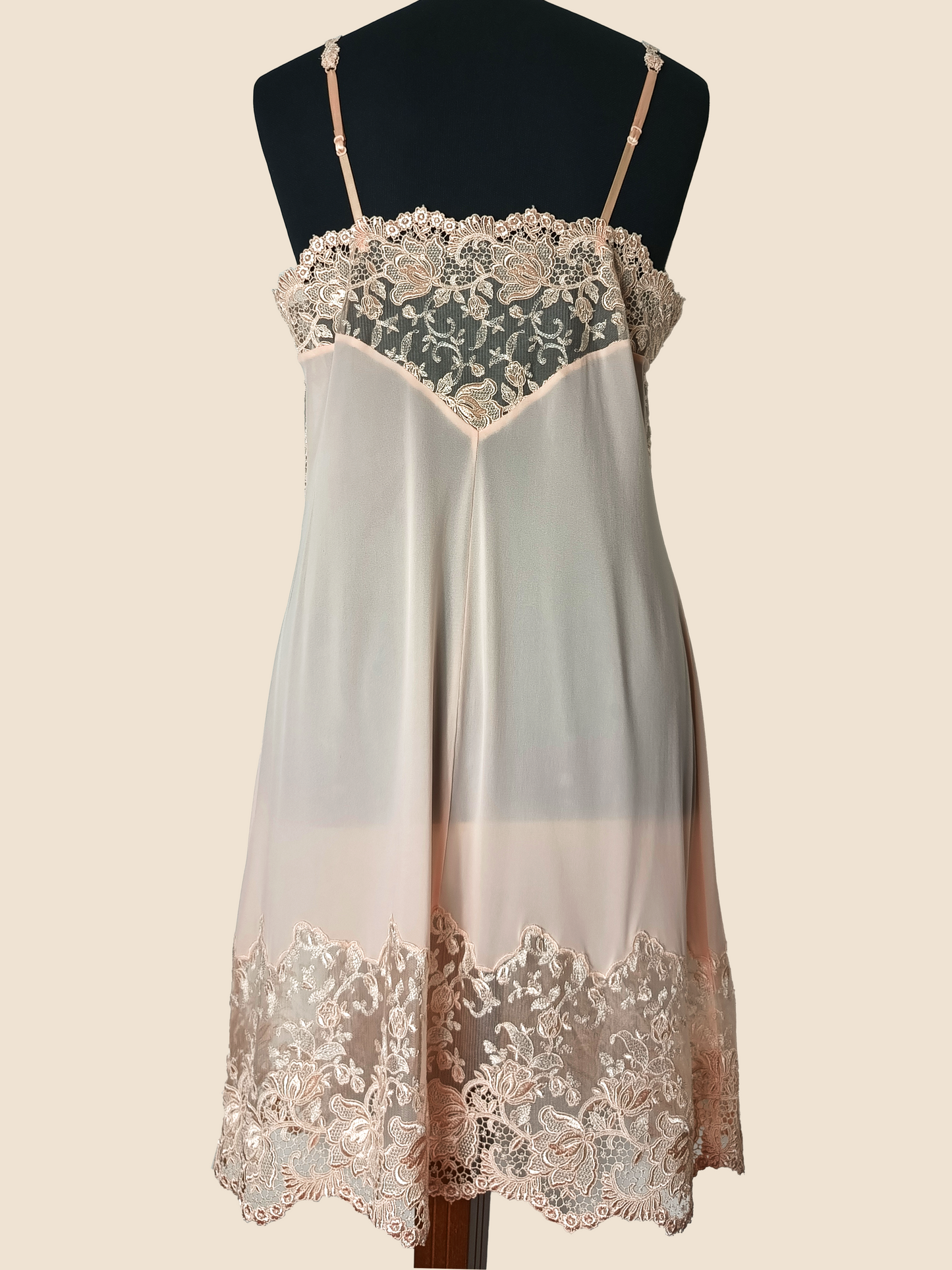 Second-hand Slip | Soft Rose | Floral Lace