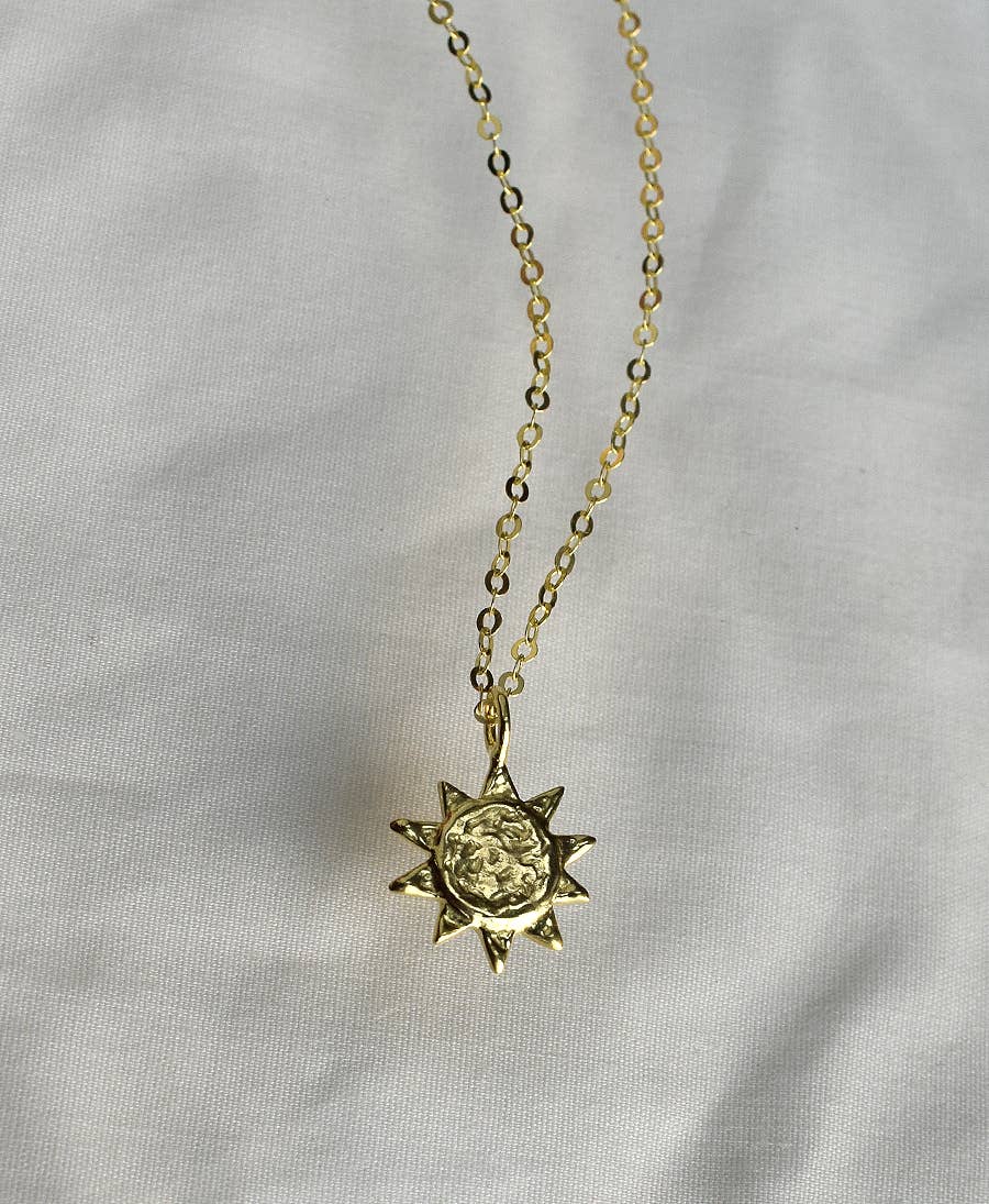 Collana NAISSANCE | Sole | Argento | Oro 18K