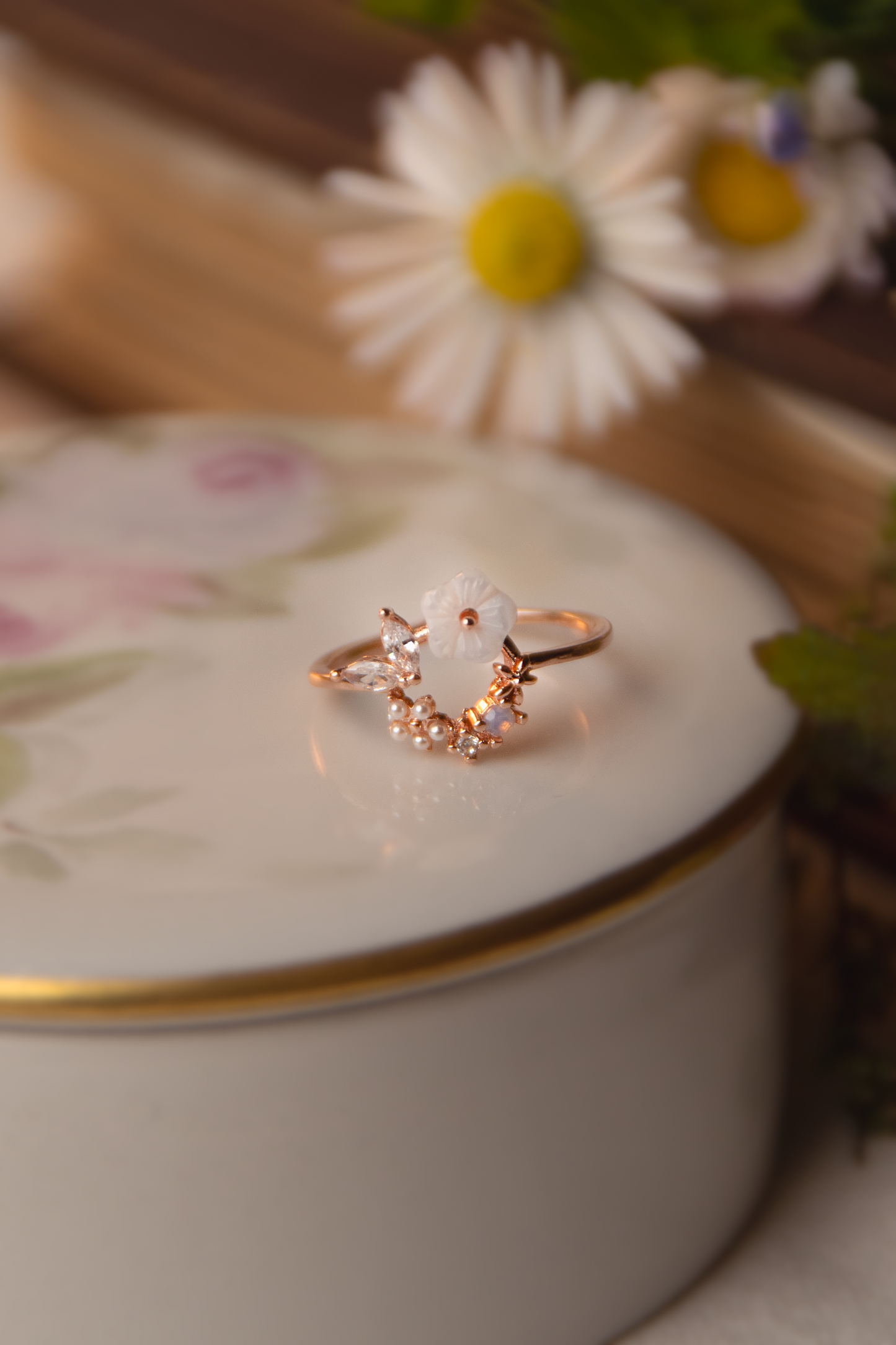 Anello Secret Garden | Zirconi | Fiore