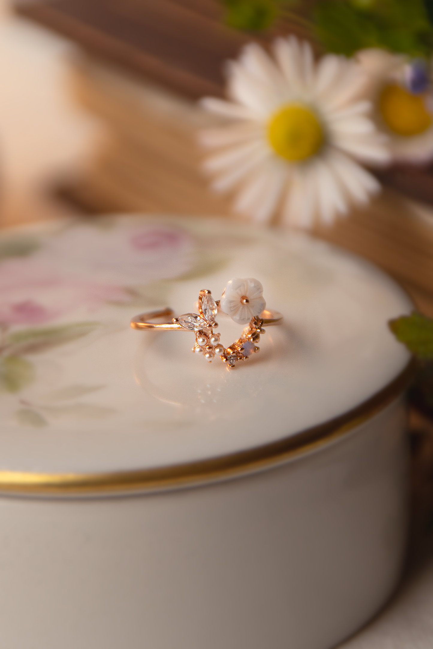Anello Secret Garden | Zirconi | Fiore