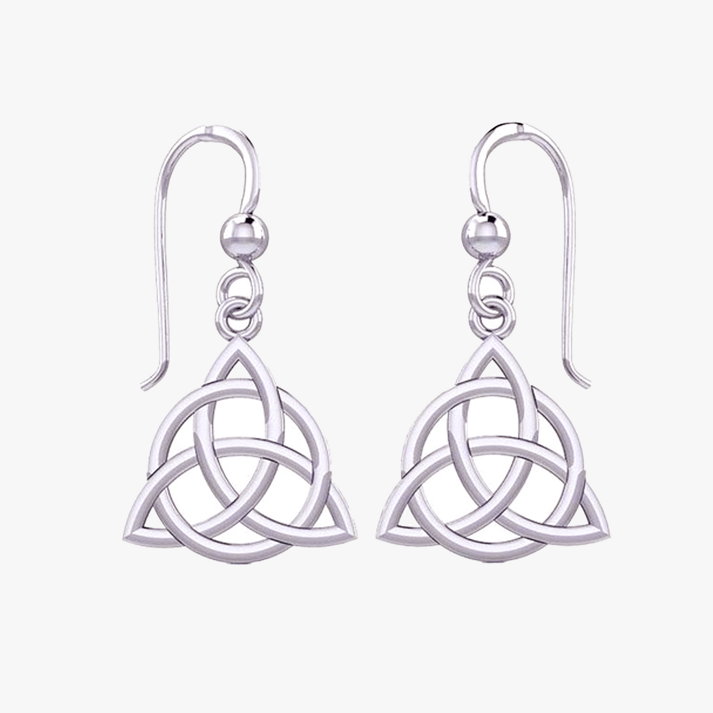 Orecchini Pendenti con Triquetra | Argento Sterling | Artigianale