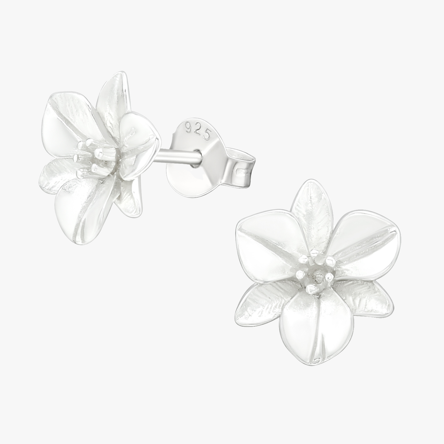 Eliselle | Orecchini fiore | Argento 925 | E-Coat