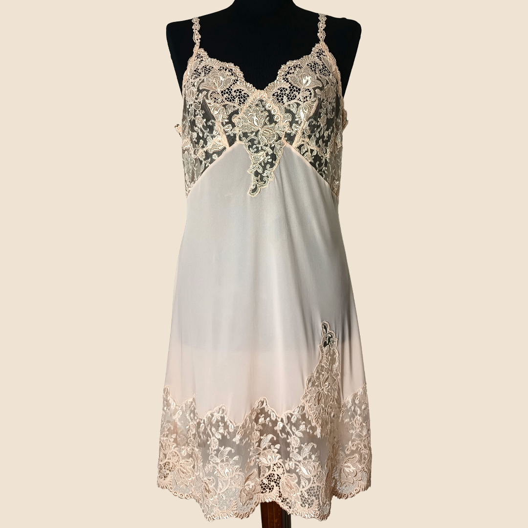 Second-hand Slip | Soft Rose | Floral Lace