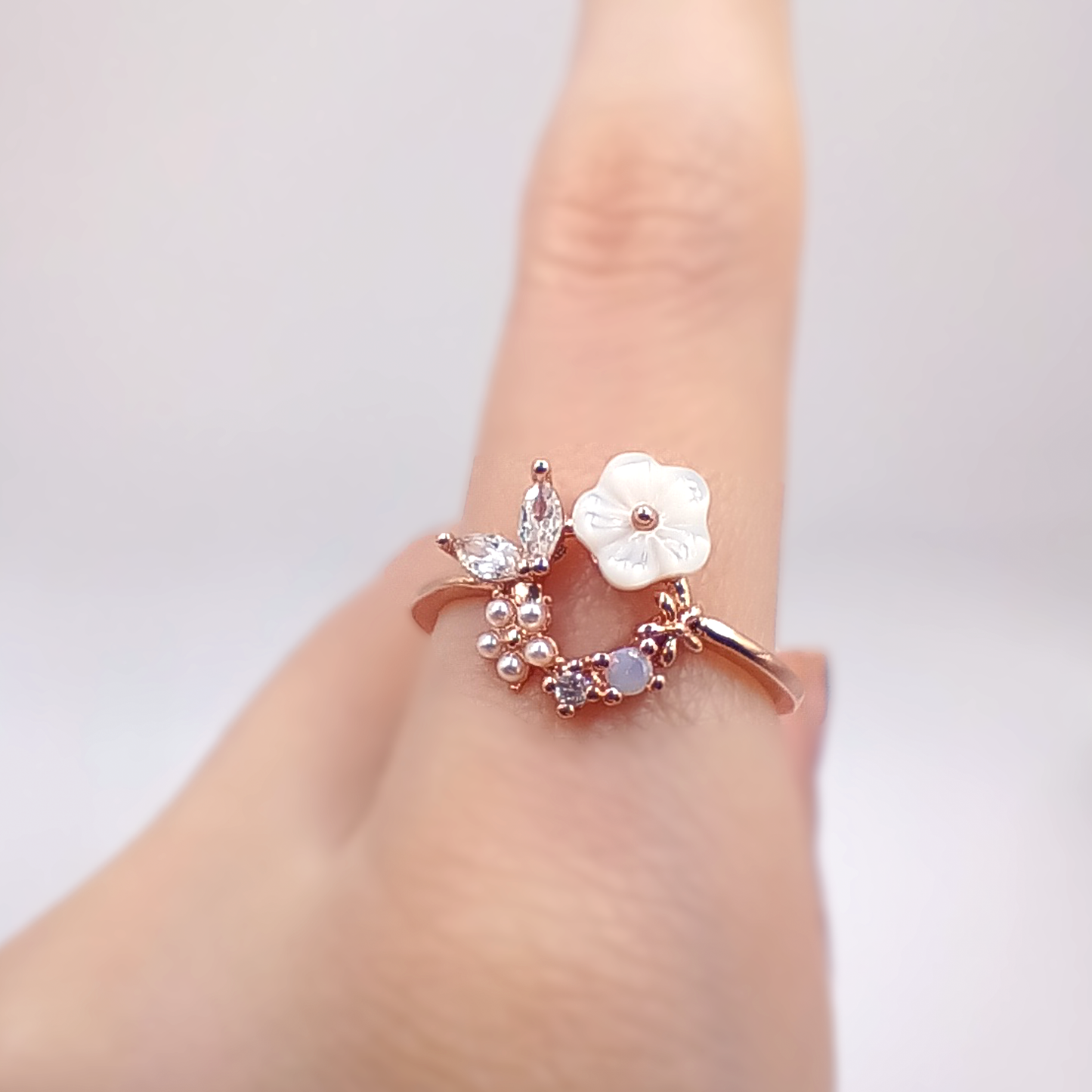 Anello Secret Garden | Zirconi | Fiore