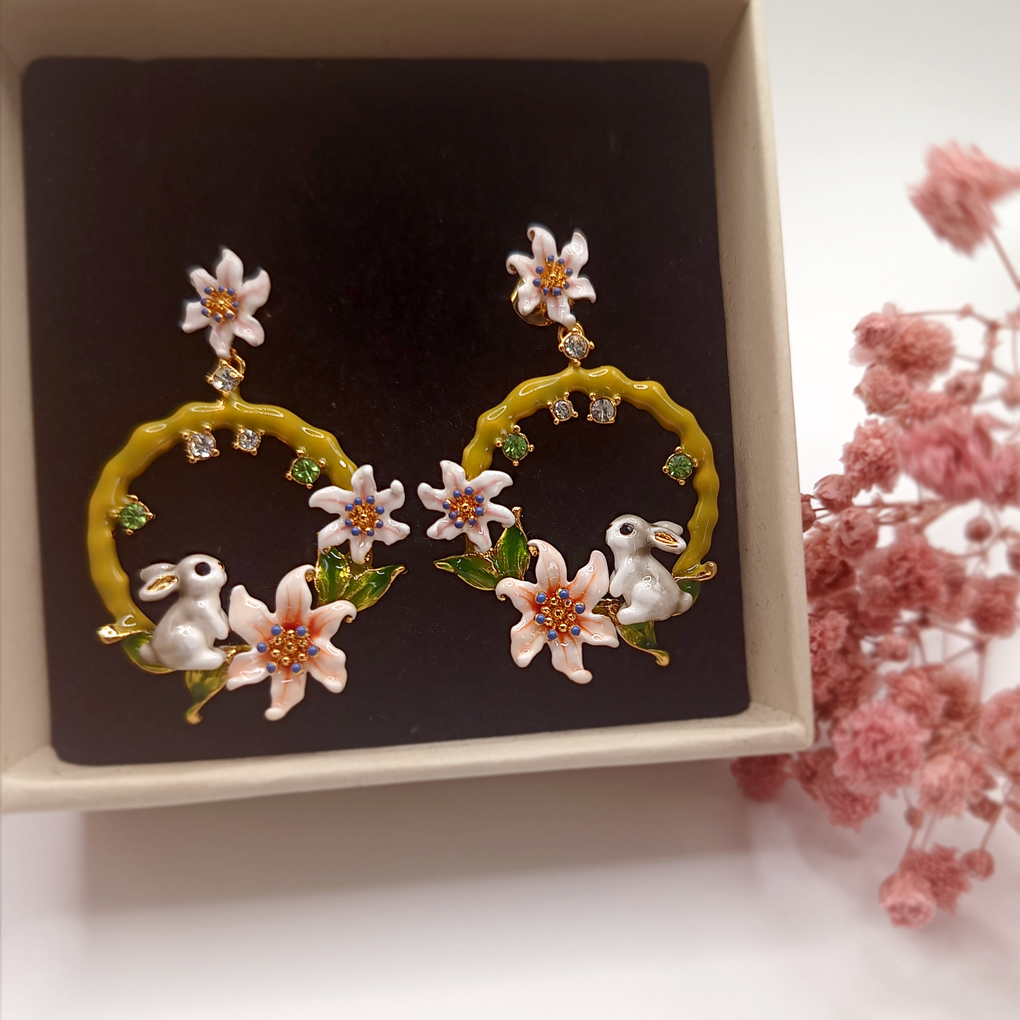 Orecchini Spring Bunny | Zirconi | Narciso