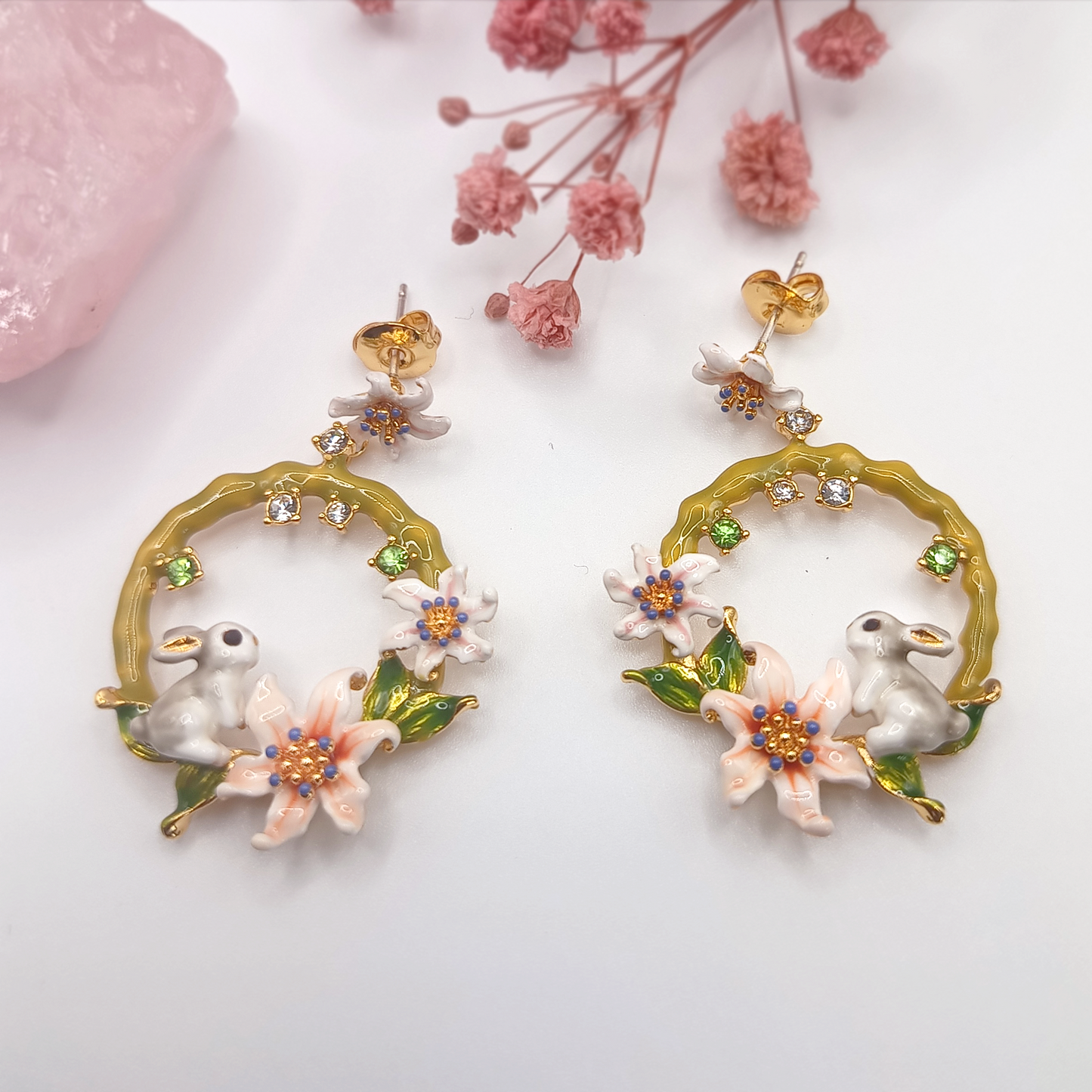 Orecchini Spring Bunny | Zirconi | Narciso