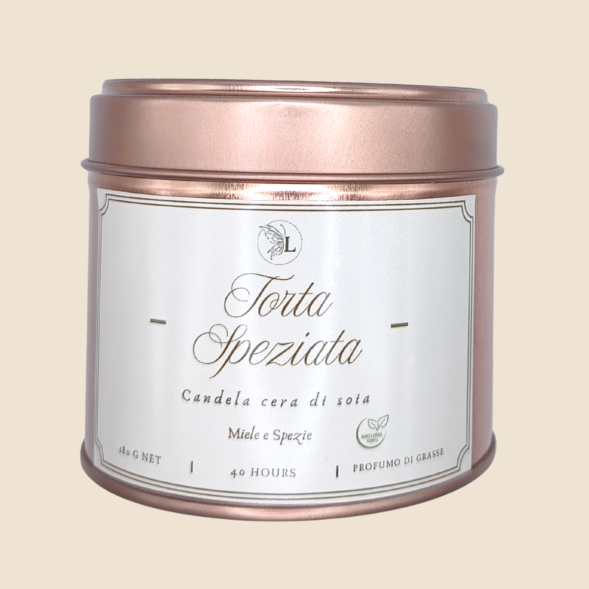 TORTA SPEZIATA | Candela profumata in Cera di soia