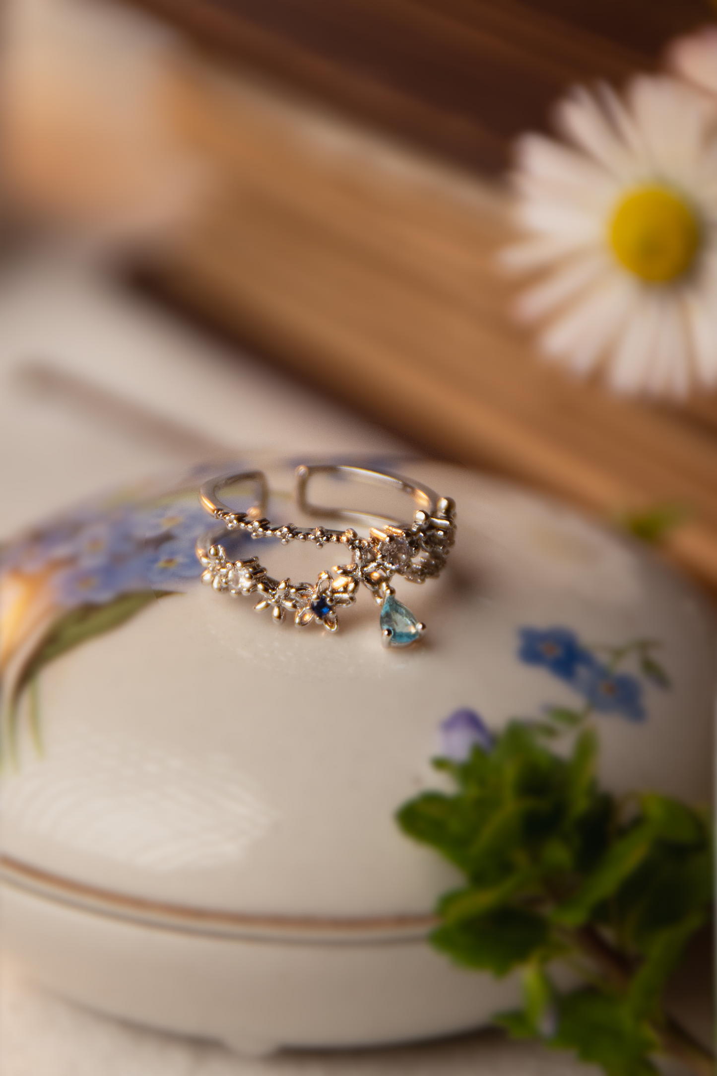 Anello Secret Garden | Zirconi | Pendente