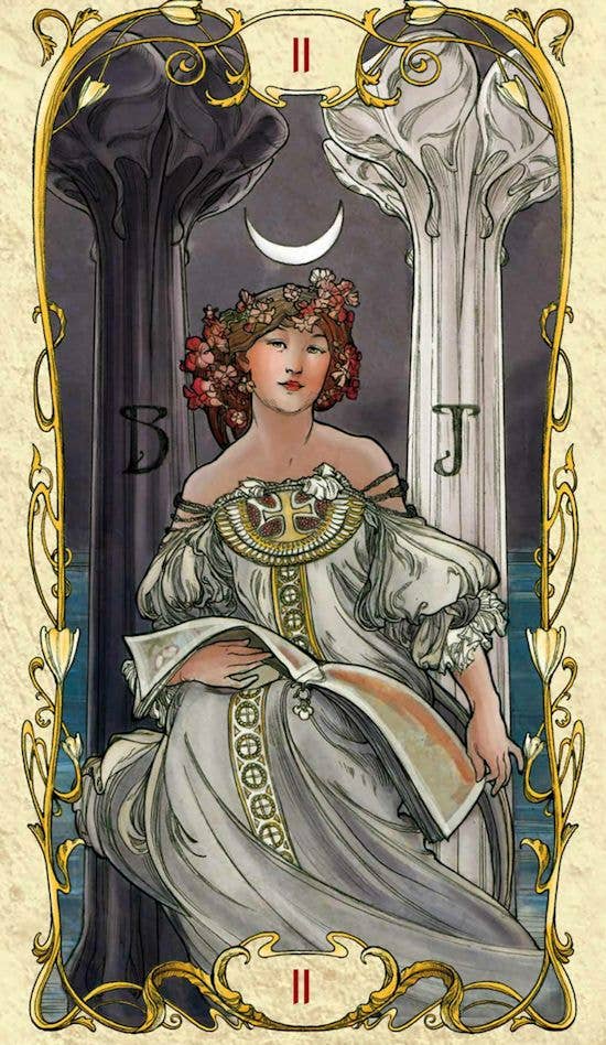 Tarocchi | Mucha | Art Nouveau | Lo Scarabeo
