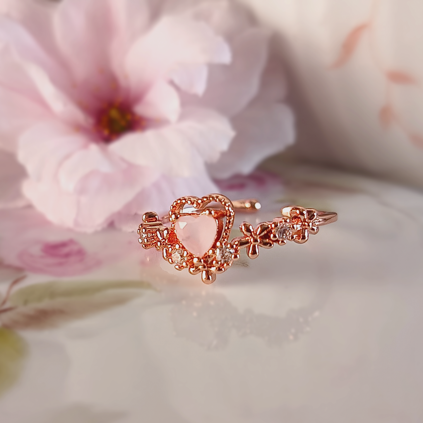 Anello Secret Garden | Zirconi | Cuore