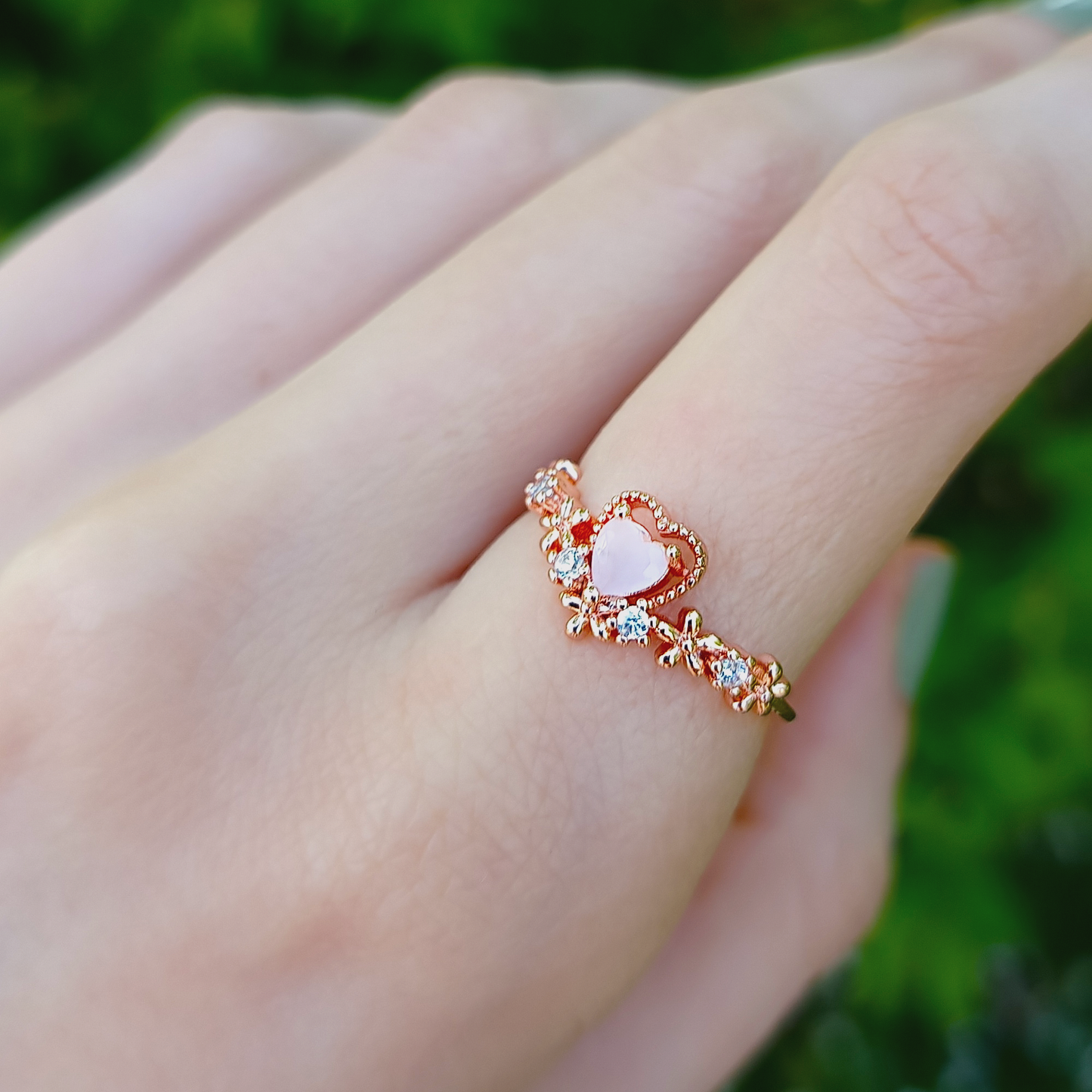 Anello Secret Garden | Zirconi | Cuore