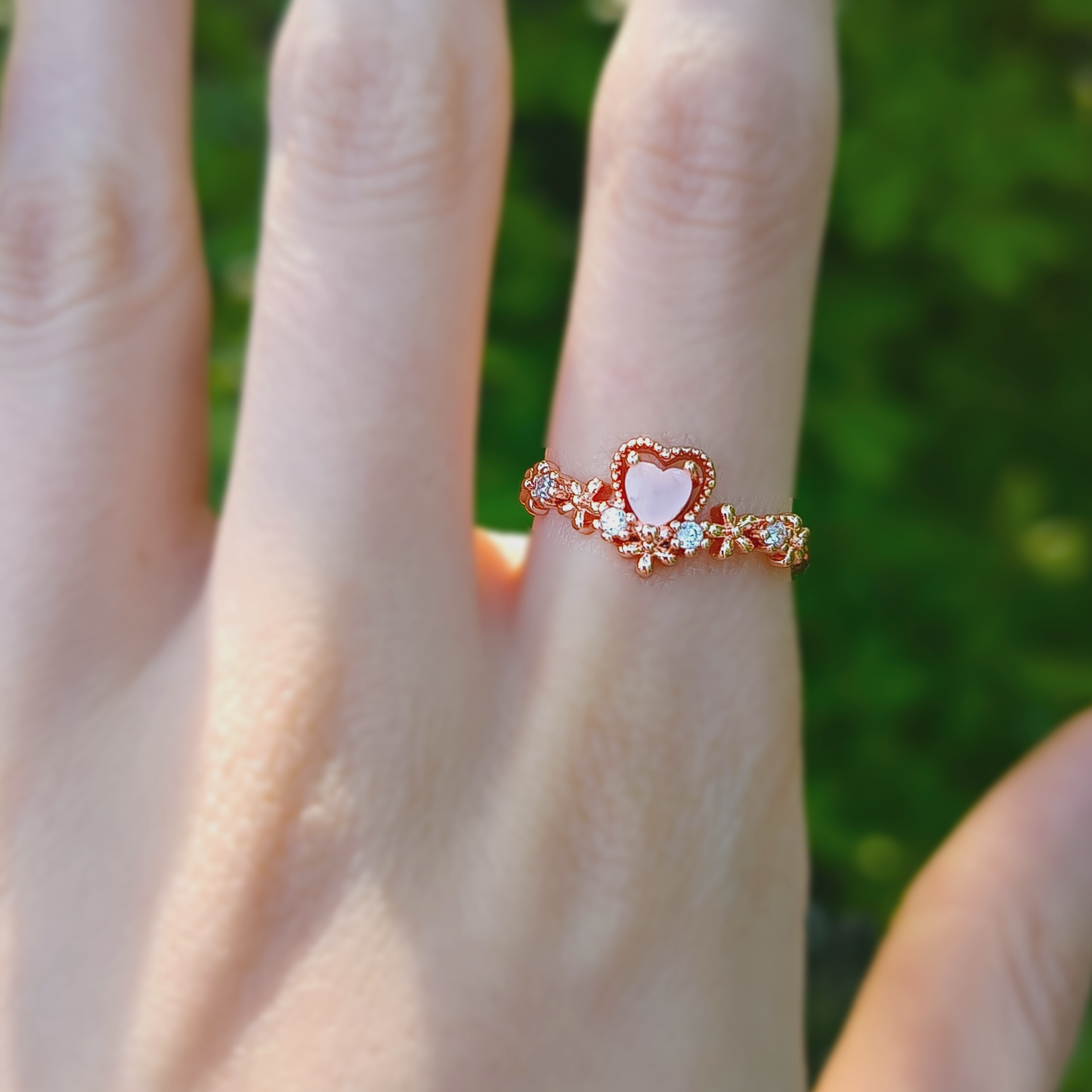 Anello Secret Garden | Zirconi | Cuore