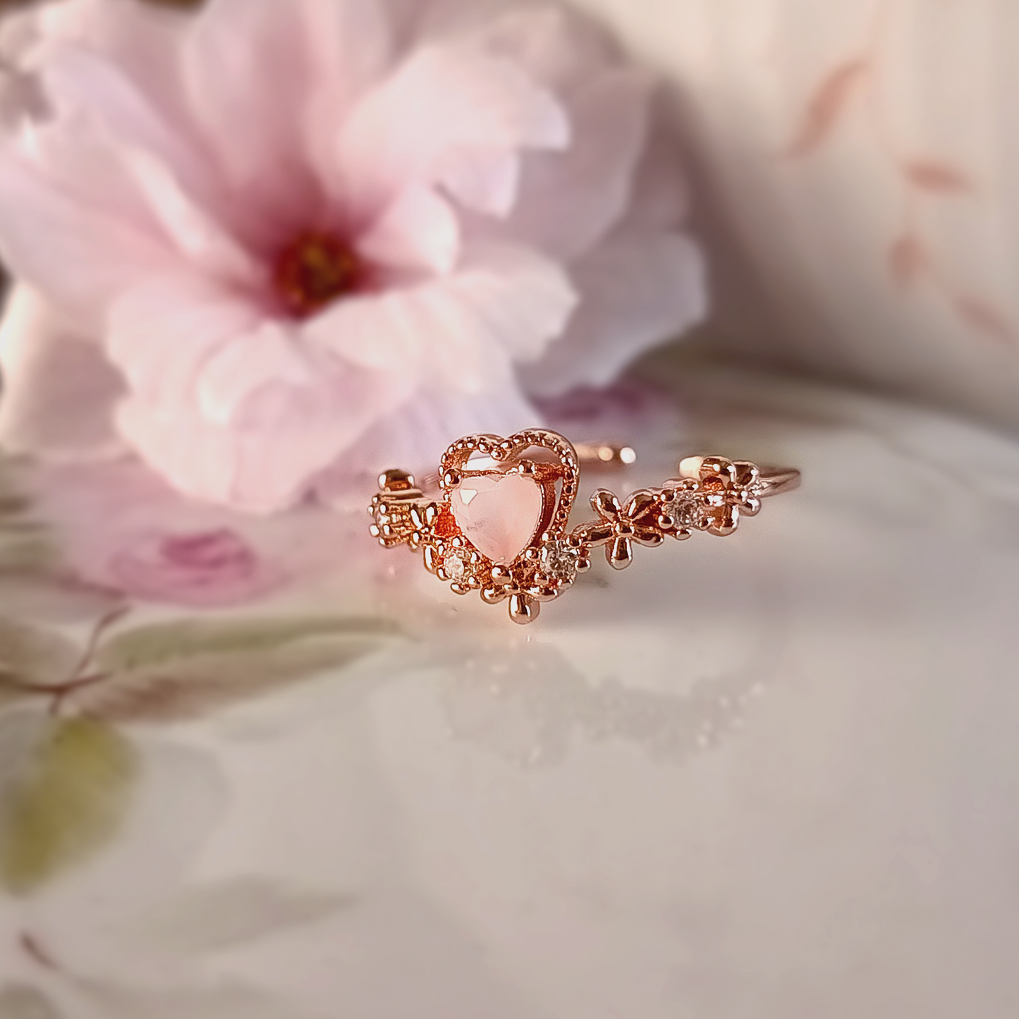 Anello Secret Garden | Zirconi | Cuore