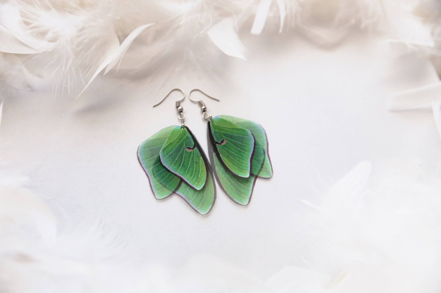 Orecchini spagnoli a forma di falena lunare in stile boho