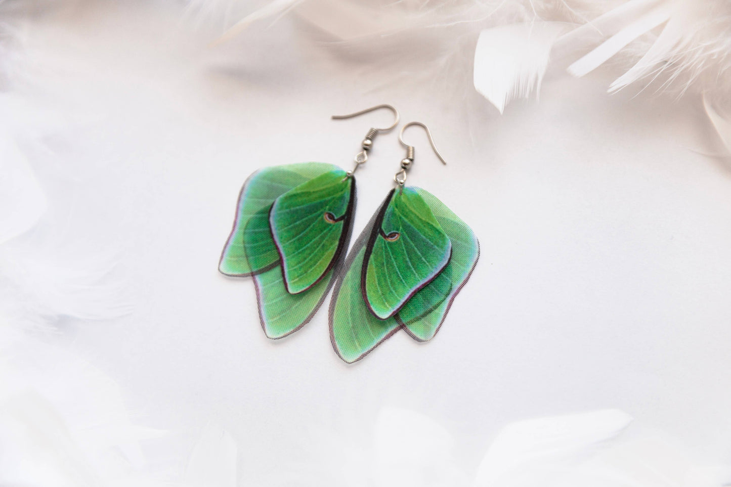 Orecchini spagnoli a forma di falena lunare in stile boho