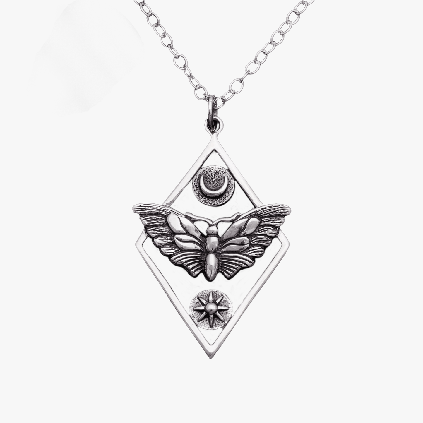 Collana falena | Argento sterling riciclato | FairTrade