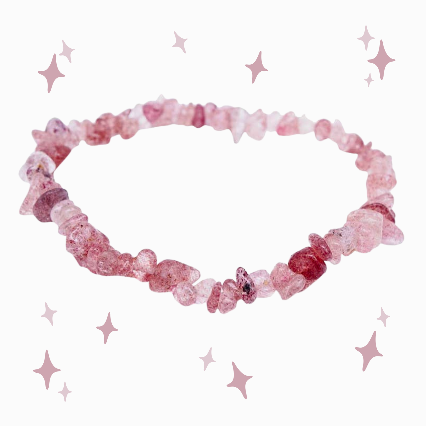 Bracciale in Quarzo Fragola Barocco | Alta qualità
