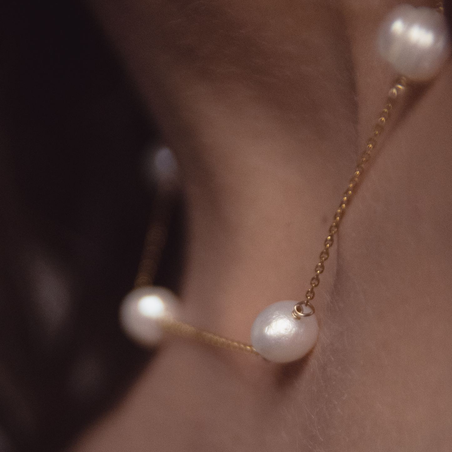 Brunella | Perla barocca Choker | Placcato oro 24K