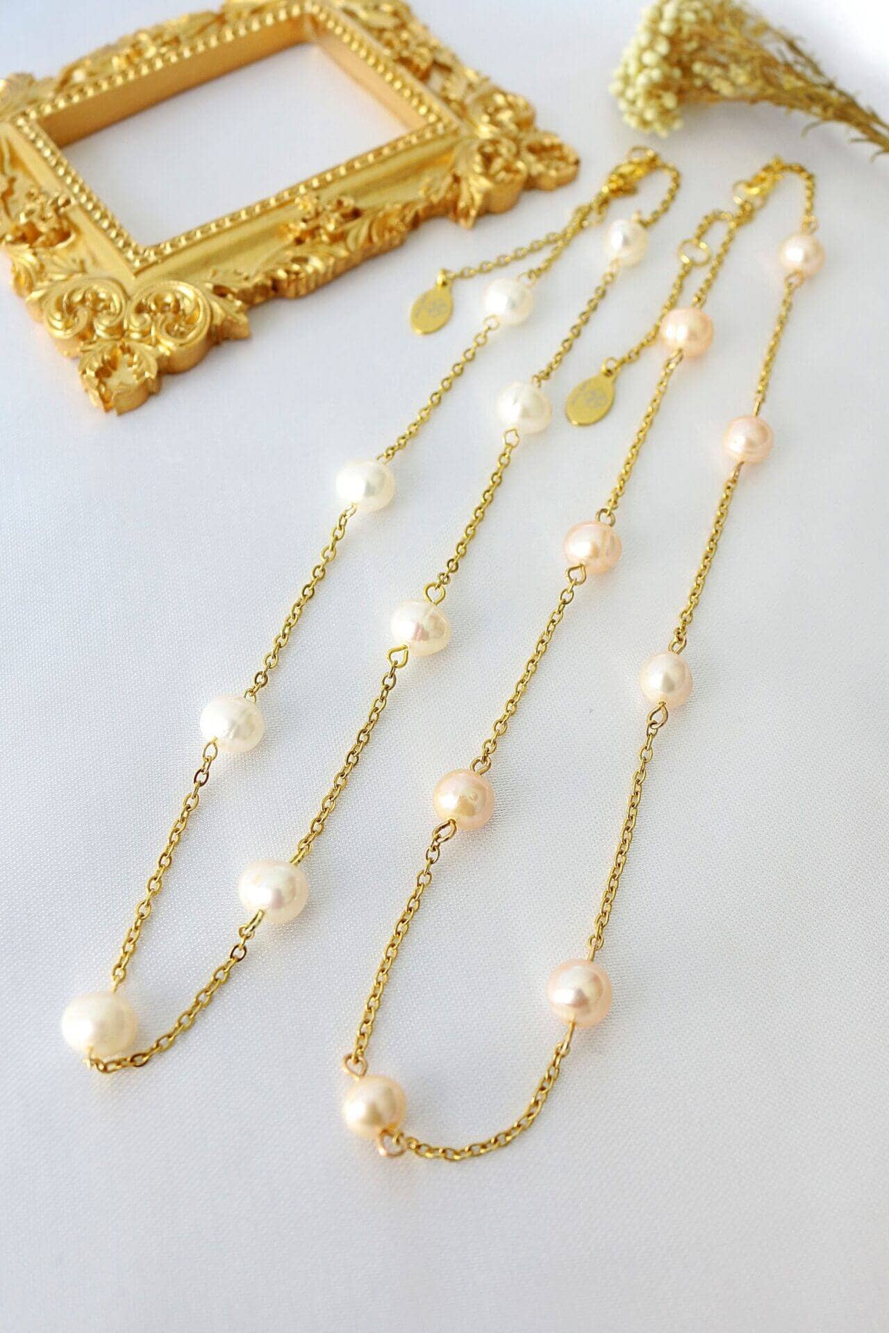 Brunella | Perla barocca Choker | Placcato oro 24K