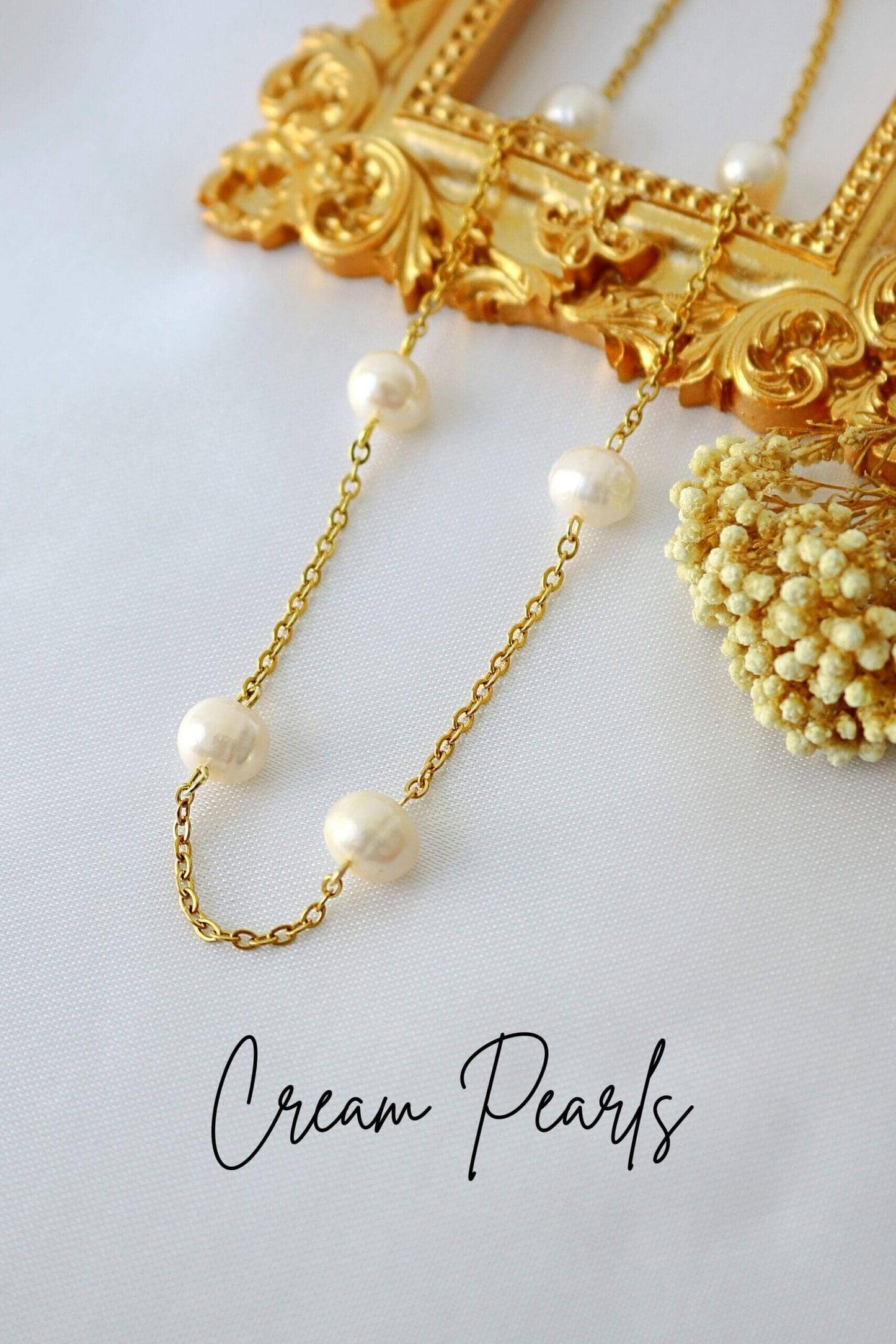 Brunella | Perla barocca Choker | Placcato oro 24K