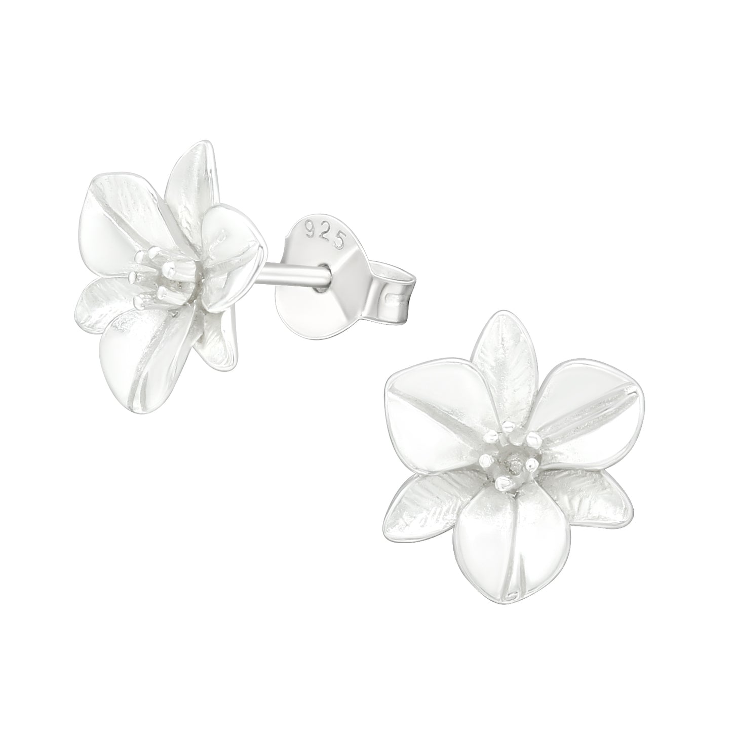 Eliselle | Orecchini fiore | Argento 925 | E-Coat