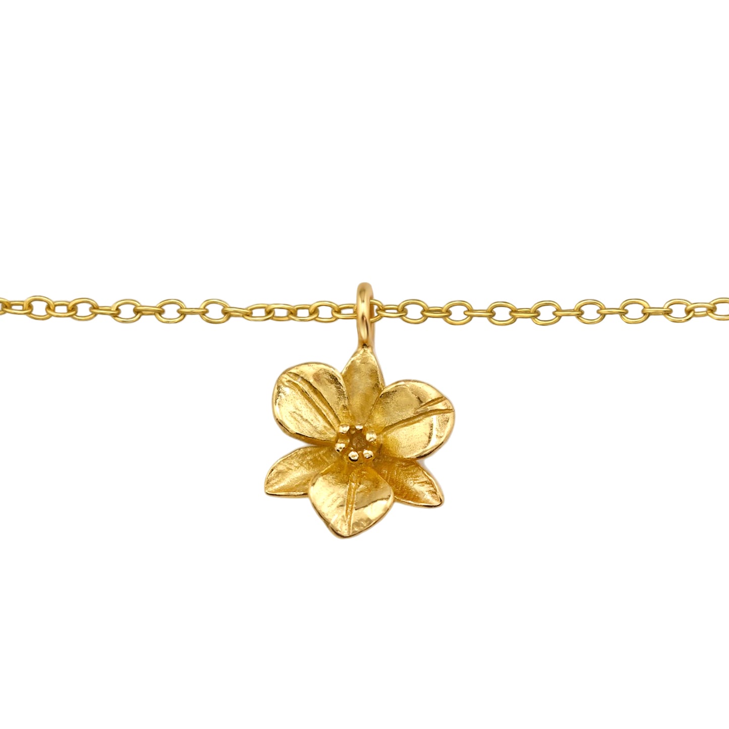 Eliselle | Bracciale fiore | Argento 925 | Placcatura Oro