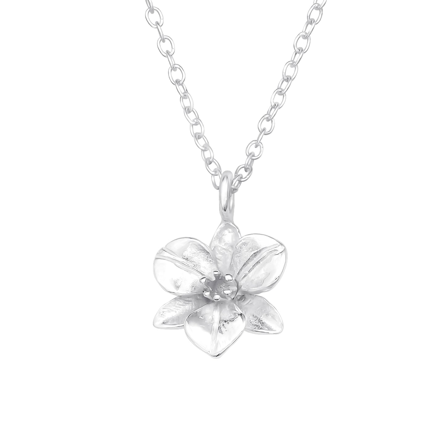 Eliselle | Collana fiore | Argento 925 | Riverstimento E-Coat