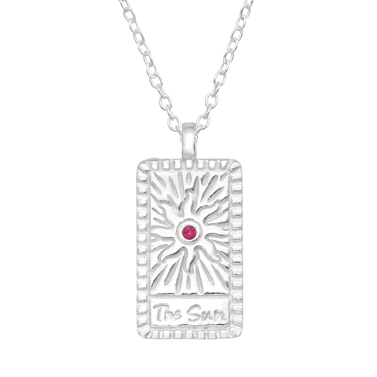 Arcanys Sole | Collana Tarocchi | Arcano Sole | Argento 925 | E-coat | Zirconi