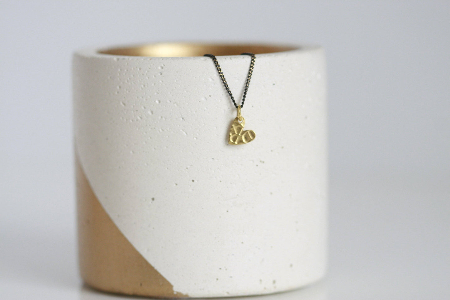 Gioielli Cuore delicato | Ottone | Artigianale