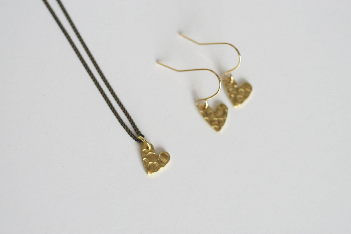 Gioielli Cuore delicato | Ottone | Artigianale