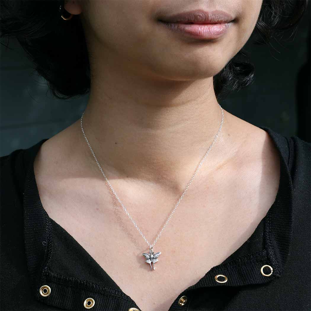 Collana Falena | Argento Sterling Riciclato | Fairtrade