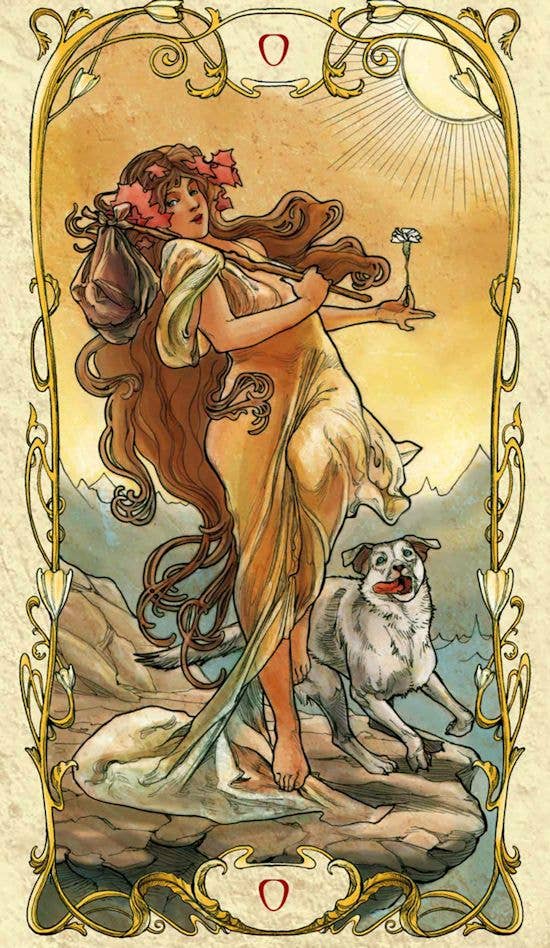 Tarocchi | Mucha | Art Nouveau | Lo Scarabeo