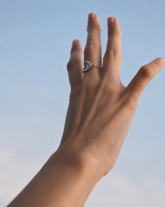 Anello NAISSANCE | Luna | Argento | Artigianale