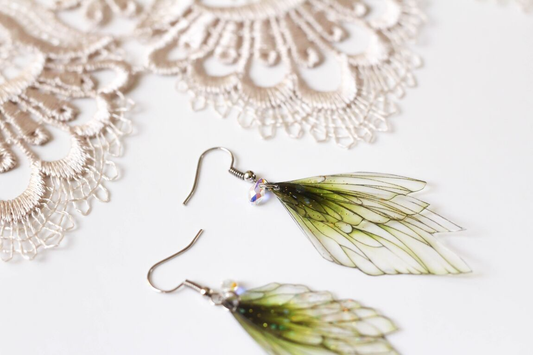 Eden | Orecchini Ali di fata | Fatto a mano