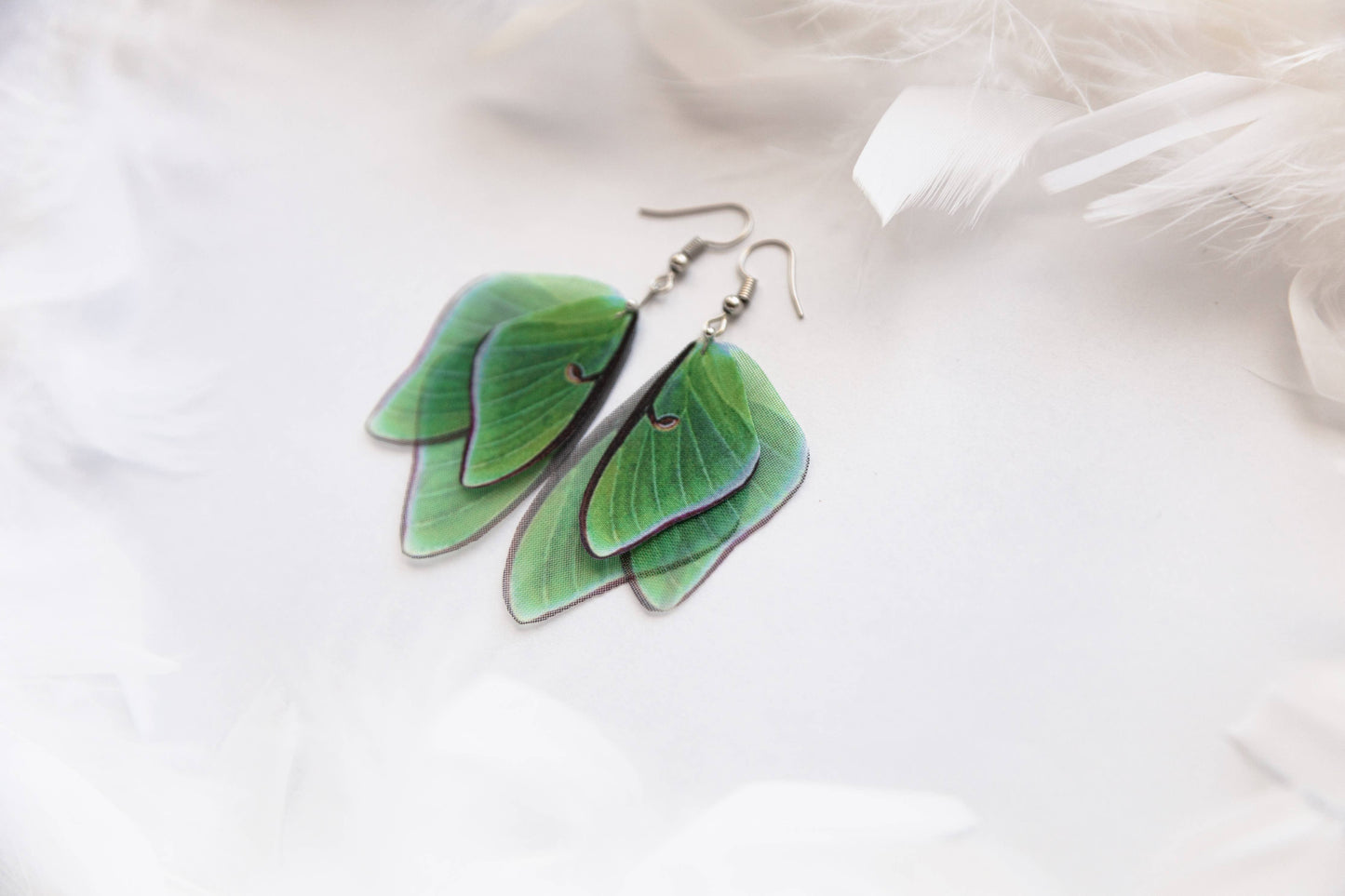 Orecchini spagnoli a forma di falena lunare in stile boho