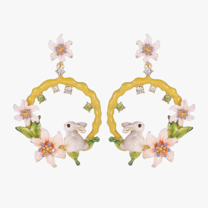 Orecchini Spring Bunny | Zirconi | Narciso