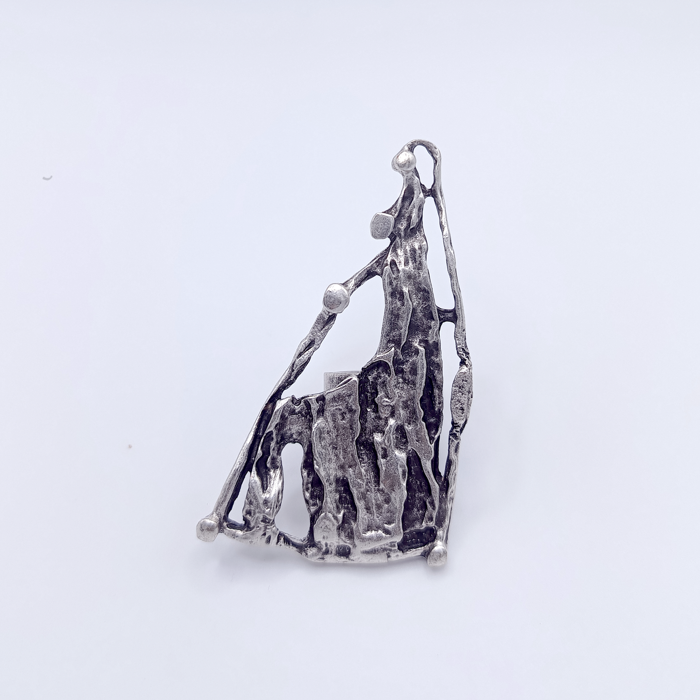 Wild Eclipse | Set collana orecchini e anello | placcati in argento