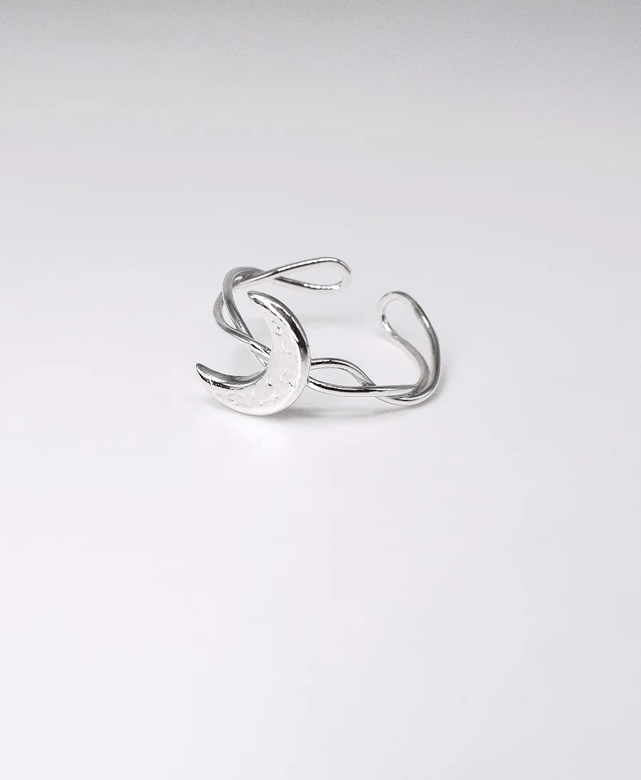 NAISSANCE Ring | Moon | Silver | Handcrafted