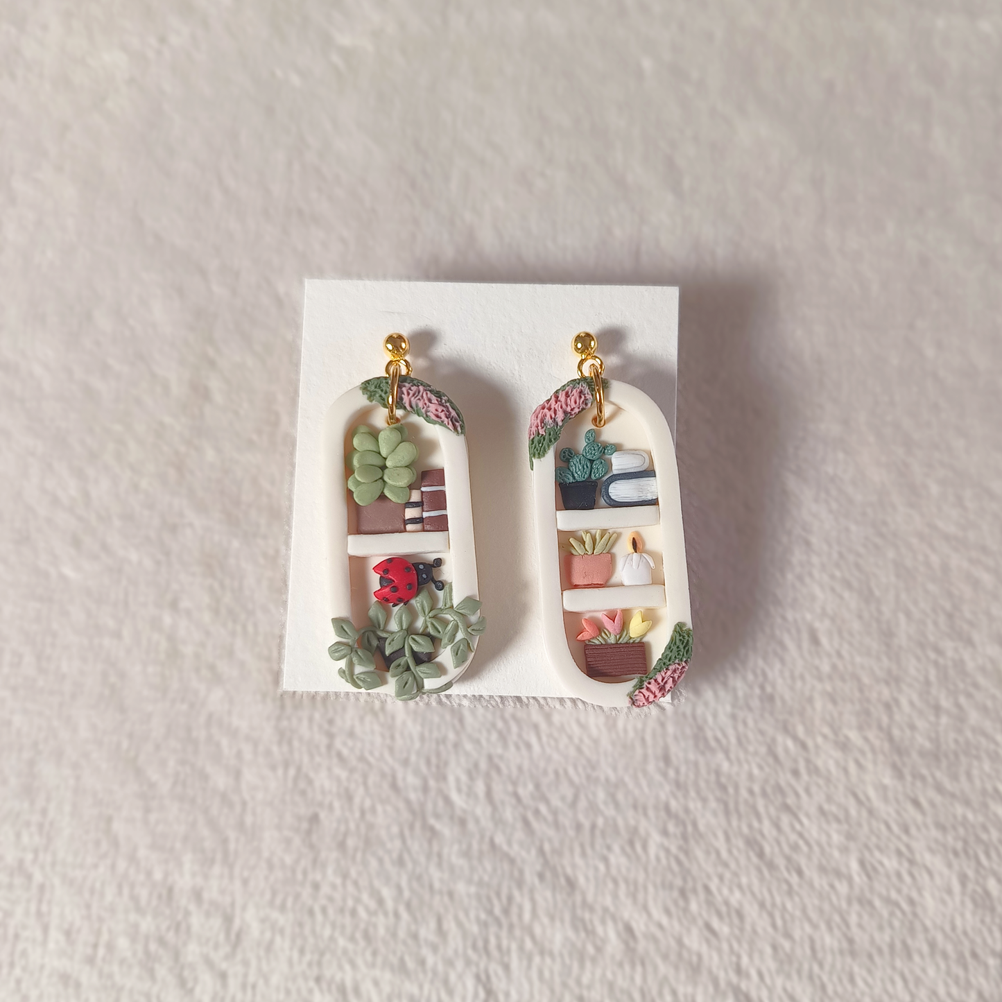 Orecchini Libreria | Argilla Polimerica | Fatti a mano