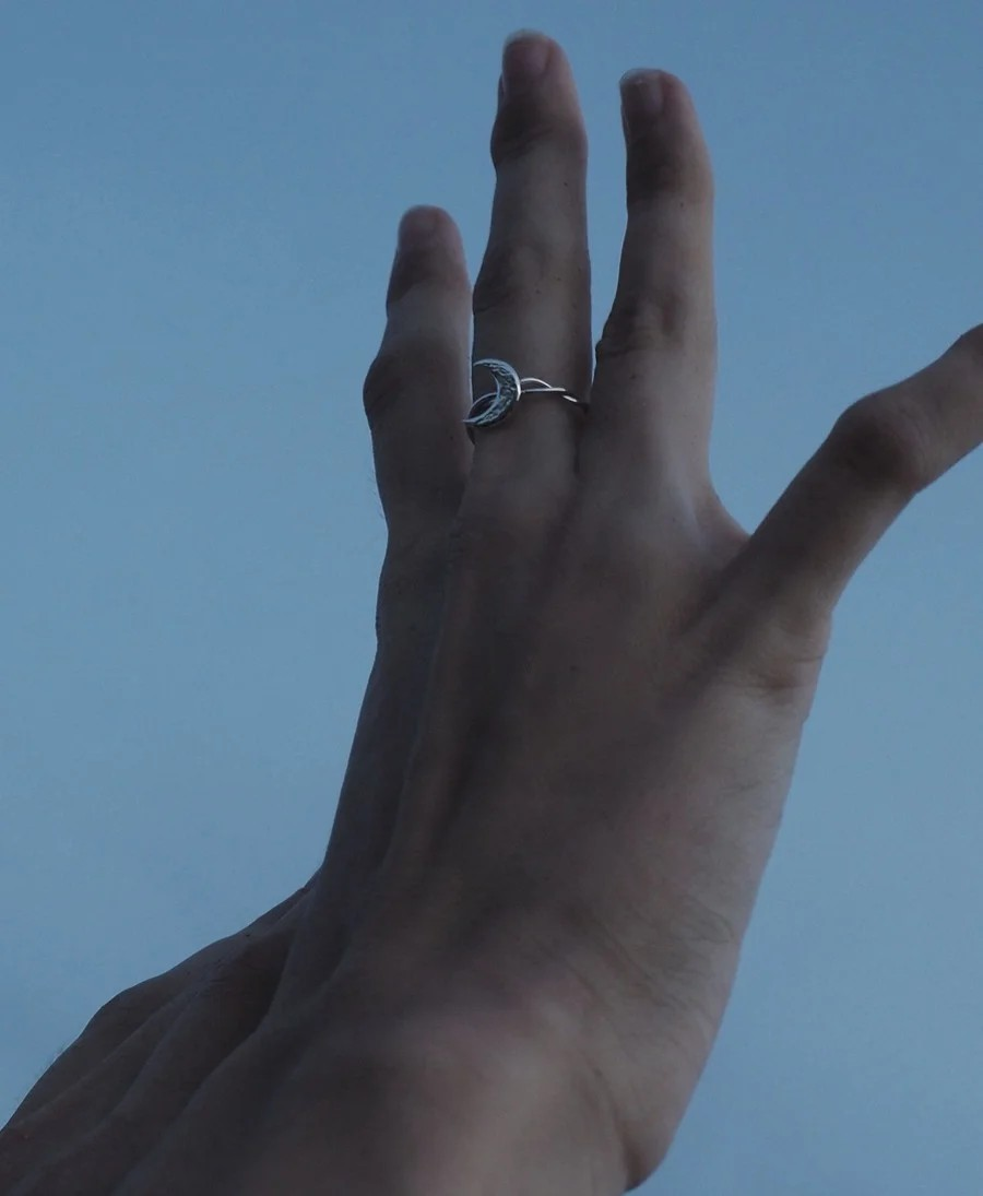 NAISSANCE Ring | Moon | Silver | Handcrafted